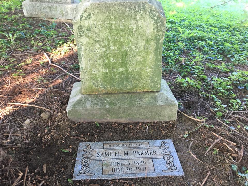 samuel m parmer headstone