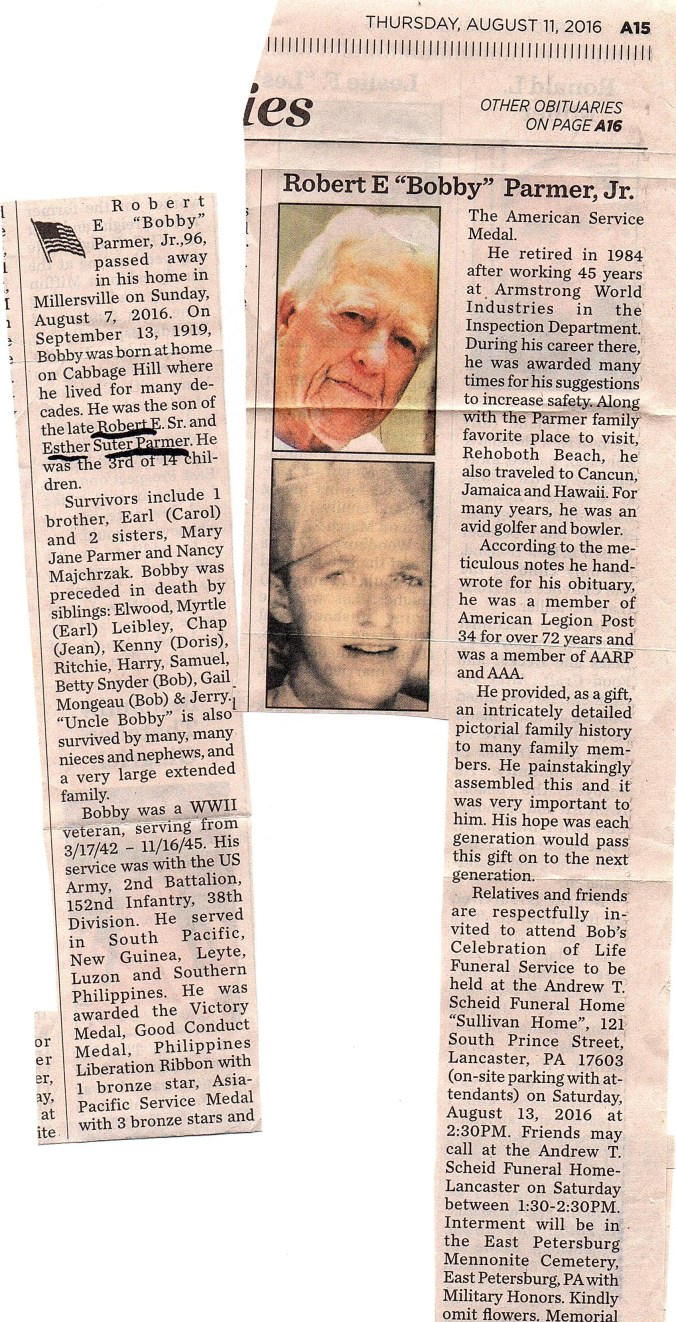 Robert E. Parmer Jr. Obituary