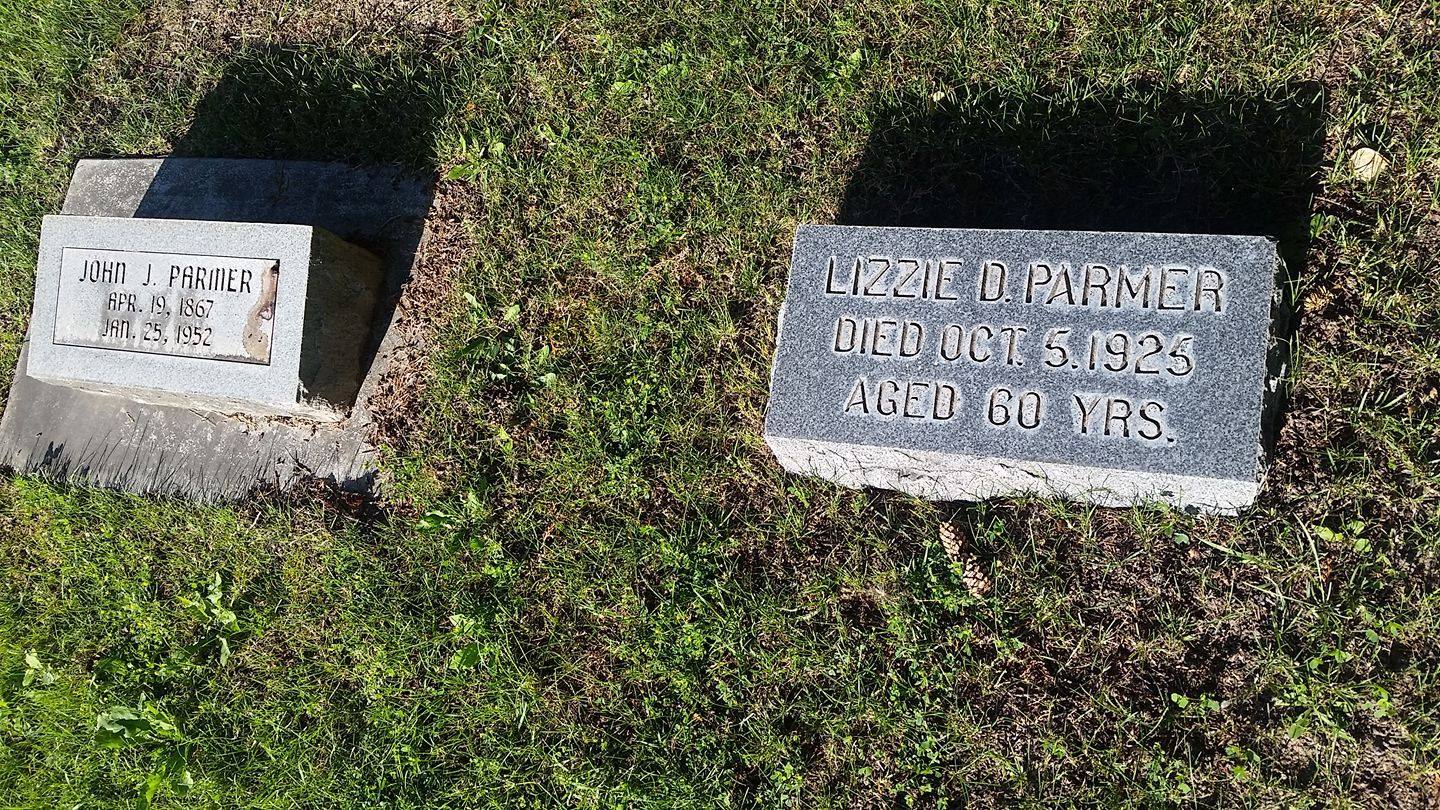 john and lizzie headstone